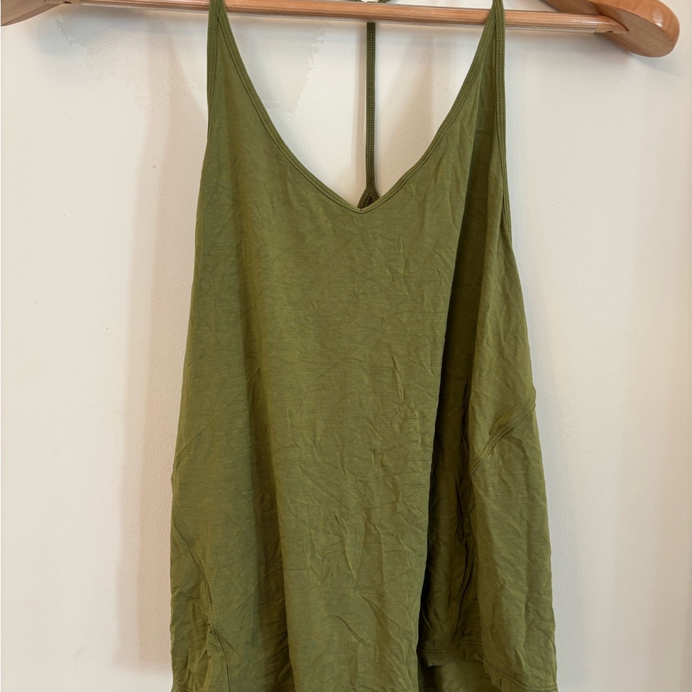 Lululemon tie-back Olive Green Women's Top